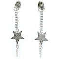 Jóias da estrela da forma para a mulher 925 brinco de prata (E6505)